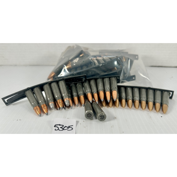 AMMO: 117X 7.62X39 MM - MIXED SP & FMJ
