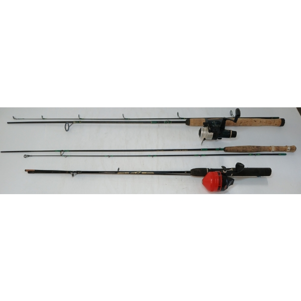 LOT OF 3 - MARANDO & ZEBCO FISHING RODS