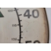 Image 3 : LOT OF 2 - QUAKER STATE MOTOR OIL THERMOMETER & PLASTIC SIGN