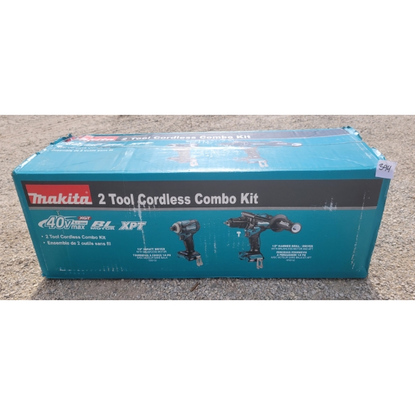 MAKITA 2-TOOL CORDLESS COMBO KIT