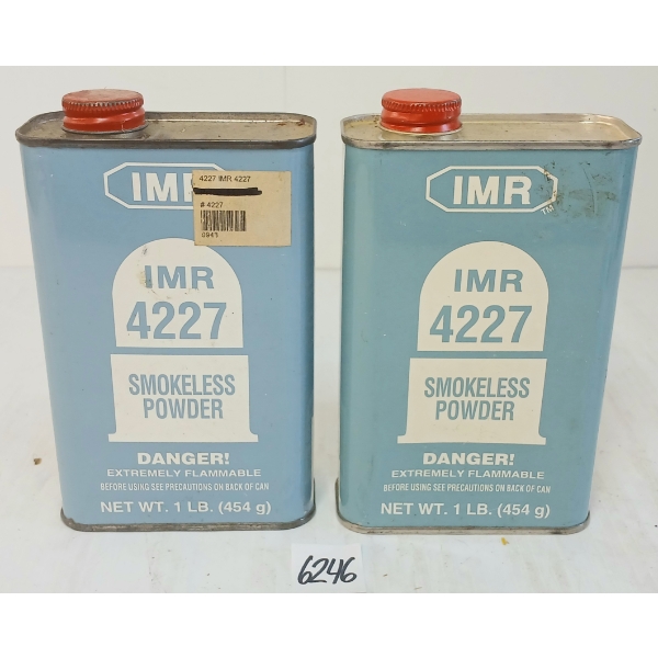 POWDER: 2LBS IMR 4227 SMOKELESS POWDER