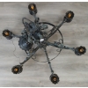 Image 4 : WROUGHT IRON CHANDELIER