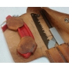 Image 2 : LOT OF 8 - GERBER STRIKER, SAW SET, LENSATIC COMPASS, SHARPENING STONE & SMALL FIXED BLADE KNIVES