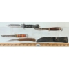 Image 2 : LOT OF 4 - MISC KNIVES - INCL SHEATH