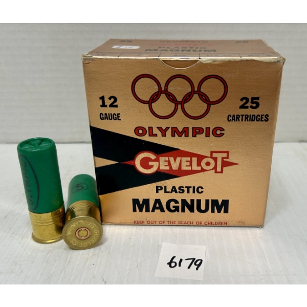 AMMO: 25X GEVELOT 12 GA 2 3/4 IN NO 5