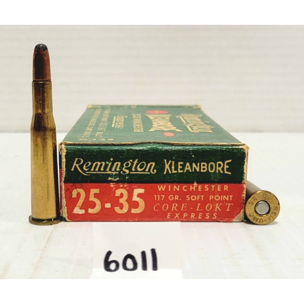 AMMO: 20X REMINGTON .25-35 WIN 117 GR. SP