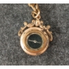 Image 4 : POCKET COMPASS ON GOLD TONED POCKET WATCH FOB