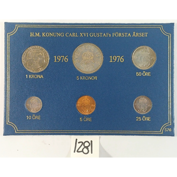 1976 SWEDISH MINT COIN SET