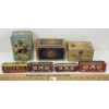 Image 1 : LOT OF 7 - MISC TINS - INCL TETLEY, OXO CUBES & RIDGWAYS