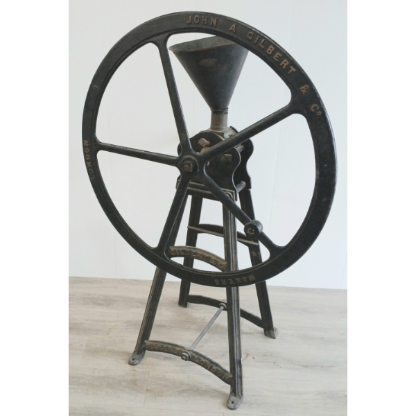 CAST IRON JOHN A. GILBERT & CO. GRIST MILL - CIRCA 1870-1895's