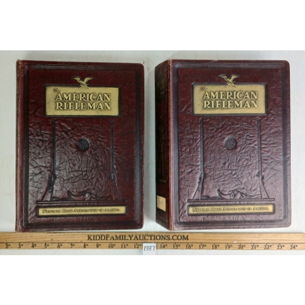 LOT OF 2 - 1949 & 1950 "THE AMERICAN RIFLEMAN" BY THE NATIONAL RIFLE ASSOCIATION OF AMERICA