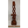 Image 3 : TWISTED SPIRAL CANDLESTICK HOLDER W/ ANIMAL FIGURE