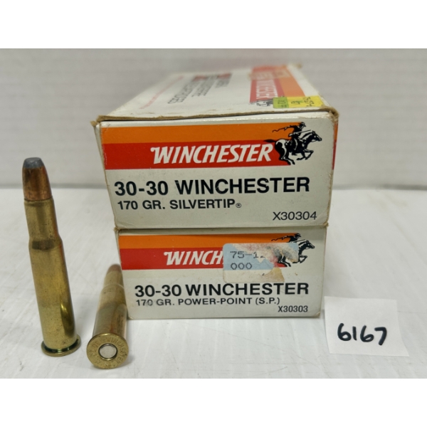 AMMO: 40X WINCHESTER .30-30 WIN 170 GR SP