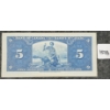 Image 2 : 1937 CDN $5 BANKNOTE