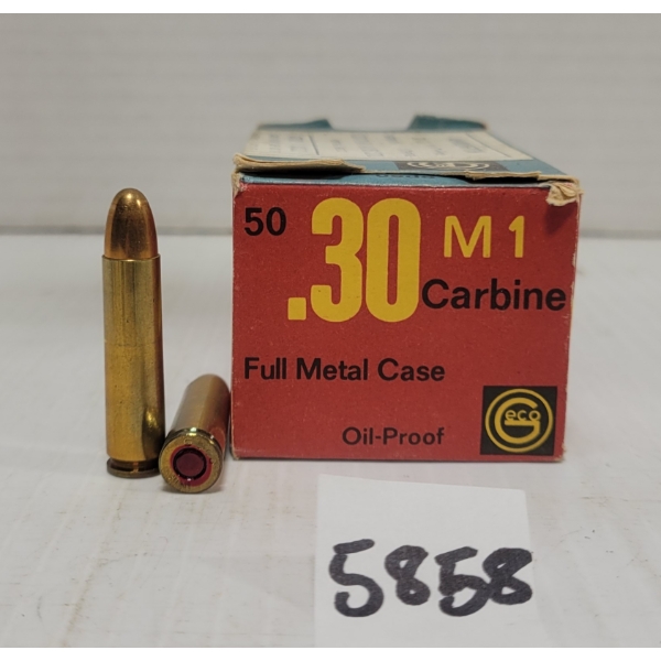 AMMO: 47X CENTURY ARMS .30 M1 CARBINE FMJ