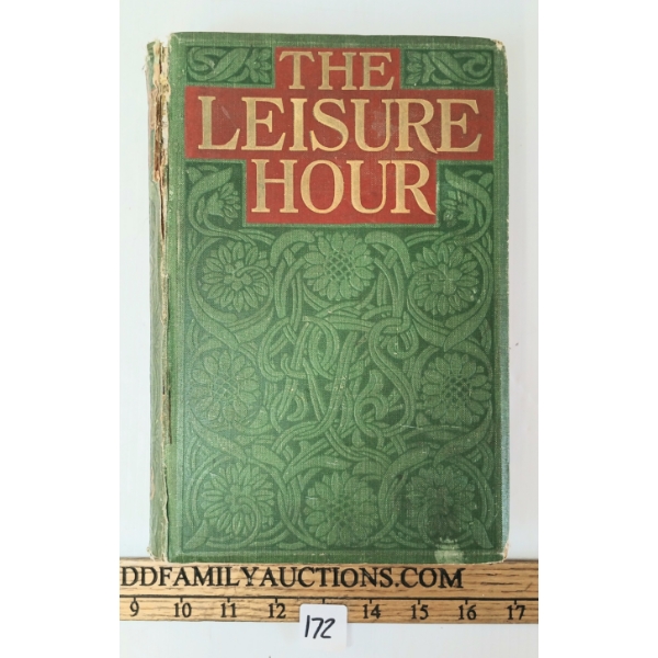 1902-1903 "THE LEISURE HOUR" 4 BOUVERIE STREET, LONDON, E.C. - HARDCOVER BOOK