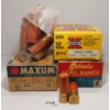 Image 1 : AMMO: 84X MIXED 12GA - 2 3/4IN - #4 & BB SHOT - INCL PAPER LABELS - COLLECTOR'S BOXES 