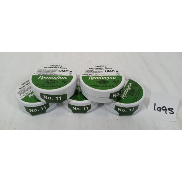 CAPS: 500X REMINGTON NO.11 PERCUSSION CAPS - SEALED