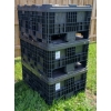 Image 1 : LOT OF 3 - PLASTIC STORAGE CRATES