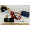 Image 2 : JOB LOT - MISC HAND TOOLS, JUMPER CABLE, TRICKLE BATTERY CHARGER & SIGNAL 2 SPEED FAN