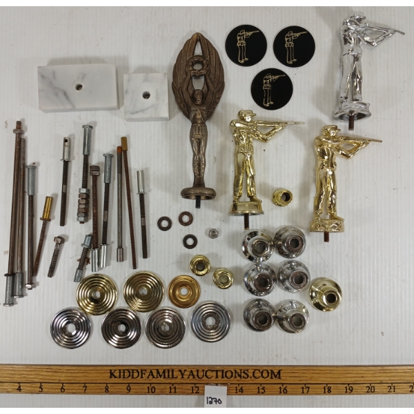 QTY OF SHOOTING COMPETITION TROPHY PARTS