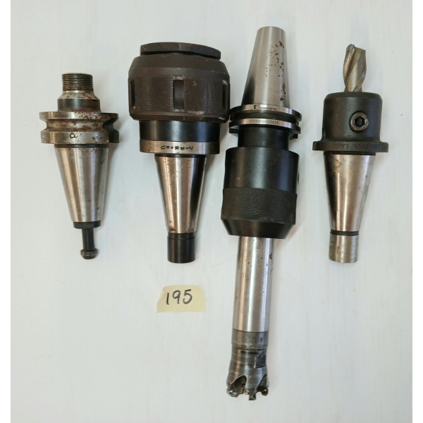 LOT OF 4 - CAT 40 COLLET CHUCKS