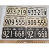 Image 1 : LOT OF 3 - PAIRS OF ONTARIO LICENCE PLATES - INCL 1962-1964