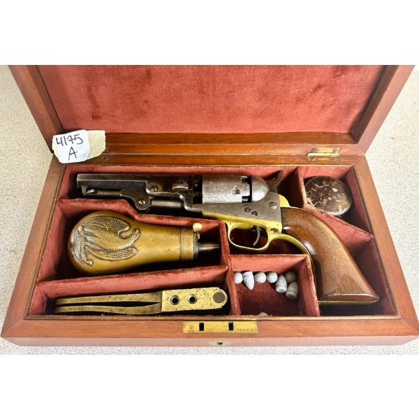 COLT 1849 POCKET W/ CASE .31 CAL CAP & BALL - ANTIQUE CLASS