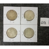 Image 1 : LOT OF 4 - 1960-1963 CDN SILVER 50 CENT PCS