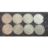 Image 2 : LOT OF 8 - 1964-1968 CDN 25 CENT COINS