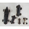 Image 6 : LOT OF 5 - TIN & CAST RACECARS - INCL FRICTION