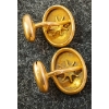 Image 3 : PAIR OF 14K GOLD CUFFLINKS