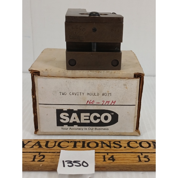 SAECO NO. 071 2 CAVITY BULLET MOULD - 7MM - 160GR