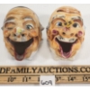 Image 1 : LOT OF 2 - HAND DECORATED CERAMIC SMOKERS