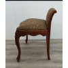 Image 4 : ROCOCO STYLE VANITY CHAIR W/ CHEETAH PRINT UPHOLSTERY
