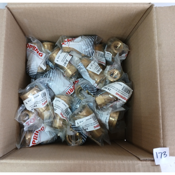 QTY OF TOPRING COUPLER HYDRAULICS - ISO "B" 1/2 (F) NPT BRASS