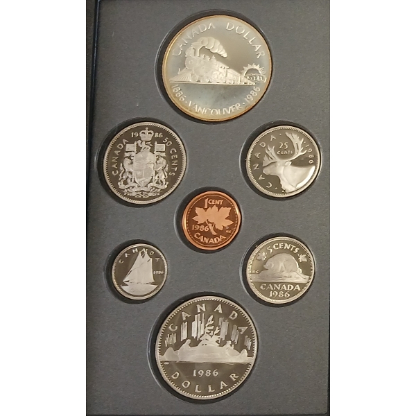 RCM 1986 DOUBLE DOLLAR PROOF SET