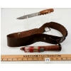 Image 1 : ERIK FROST MORA SWEDEN KNIFE W/ SCABBARD & BELT