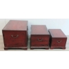 Image 5 : LOT OF 3 - CHINESE NESTING CHESTS