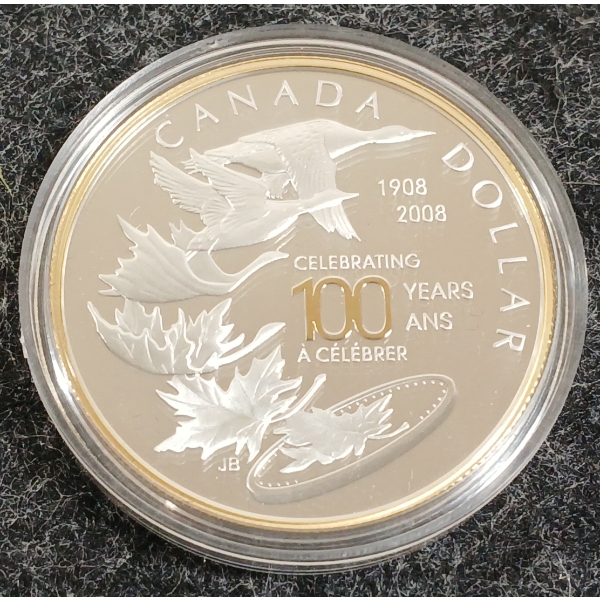 2008 RCM SPECIAL EDITION PROOF SILVER DOLLAR - A CENTURY OF GROWTH & TRANSFORMATION