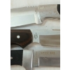Image 3 : LOT OF 3 - KNIVES W/ LEATHER SHEATHS