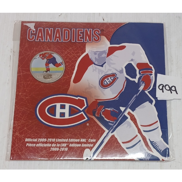 2009 MONTREAL CANADIENS 50 CENT COIN
