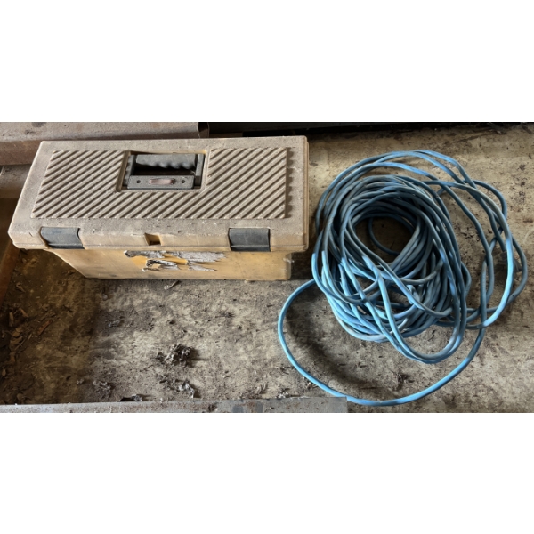 LOT OF 2 - HD EXT CORD & TOOL BOX