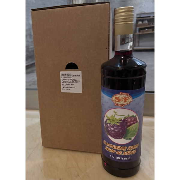 LOT OF 18 - BOTTLES OF BLACKBERRY SYRUP