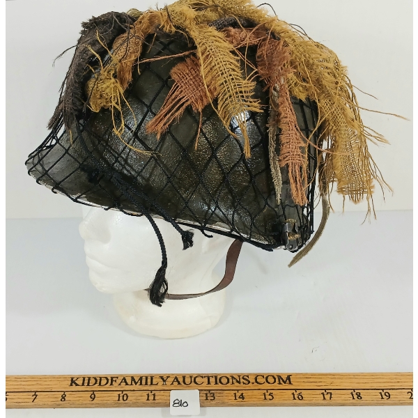 WWII US M1 HELMET W/ LINER 