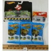 Image 2 : LOT OF 6 - HOTWHEELS CARRY CASE, HIWAY HAULER, GHOSTBUSTERS, MYSTERY MODELS