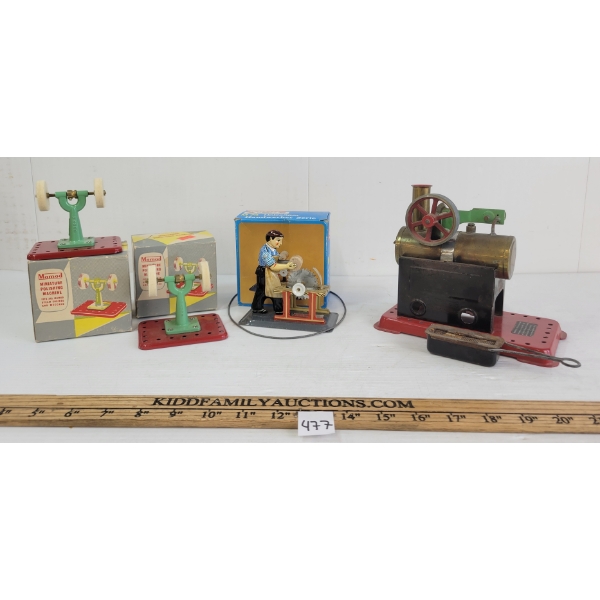 LOT OF 4 - STEAM TOYS ACCESSORIES - INCL MAMOD & WILESCO