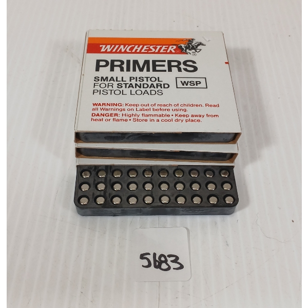 PRIMERS: 300X WINCHESTER NO. WSP SMALL PISTOL PRIMERS