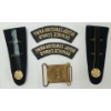 Image 3 : SERVICE CORP OFFICERS SHOULDER BOARDS, FLASHES & BUCKLE