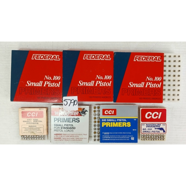 PRIMERS: 700X MIXED SMALL PISTOL PRIMERS